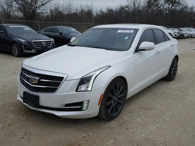 1G6AC5S37F0143491 - 2015 CADILLAC ATS PERFOR WHITE photo 2