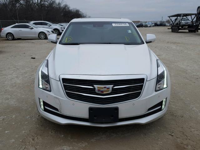 1G6AC5S37F0143491 - 2015 CADILLAC ATS PERFOR WHITE photo 9