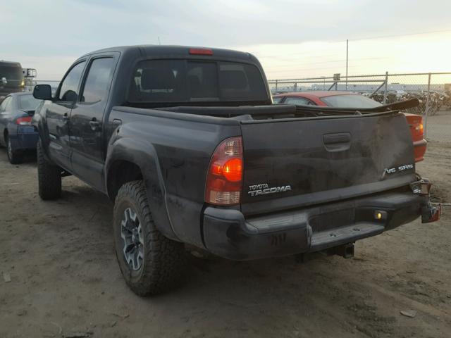 5TELU42N97Z444005 - 2007 TOYOTA TACOMA DOU BLACK photo 3