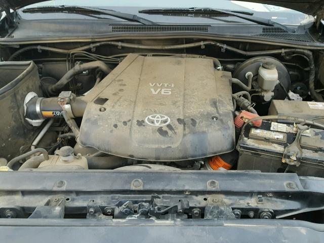 5TELU42N97Z444005 - 2007 TOYOTA TACOMA DOU BLACK photo 7