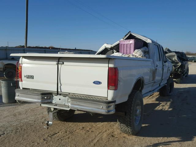 1FTJW36F6VEA95125 - 1997 FORD F350 WHITE photo 4