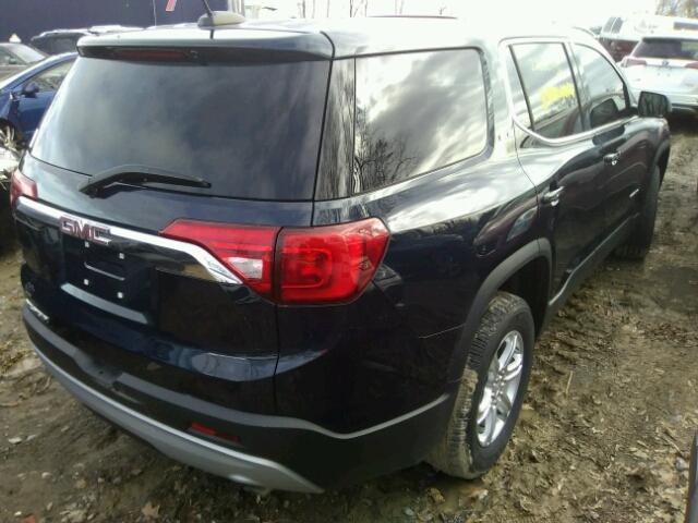 1GKKNKLA3HZ282415 - 2017 GMC ACADIA SLE BLUE photo 4