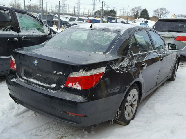 WBANV93589C134556 - 2009 BMW 535 XI შავი ფოტო 4