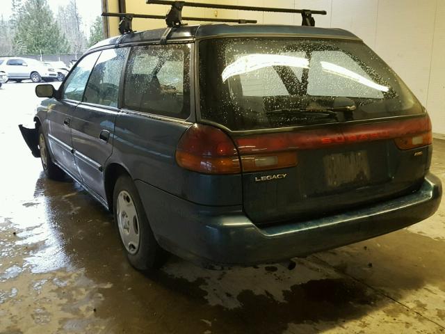 4S3BK4257W7301318 - 1998 SUBARU LEGACY BRI GREEN photo 3