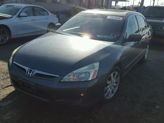 1HGCM66336A062051 - 2006 HONDA ACCORD LX GRAY photo 2