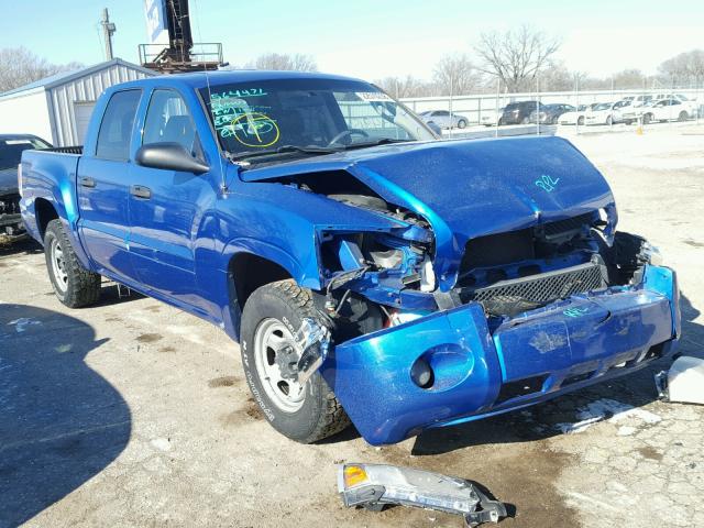 1Z7HC28K77S213509 - 2007 MITSUBISHI RAIDER LS BLUE photo 1