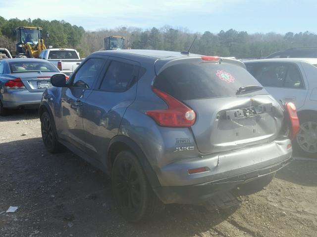 JN8AF5MR1ET355357 - 2014 NISSAN JUKE S GRAY photo 3