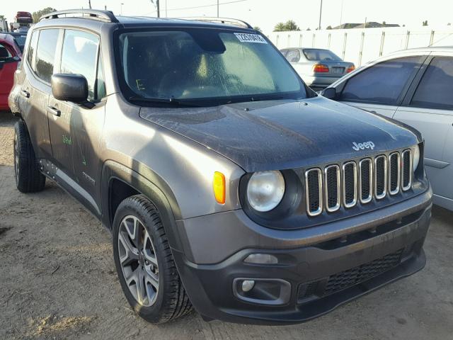 ZACCJABT0GPC52696 - 2016 JEEP RENEGADE L GRAY photo 1