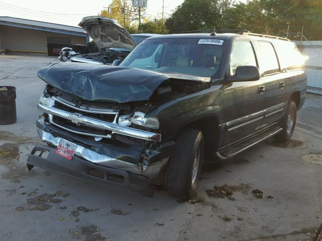 3GNEC16ZX3G118248 - 2003 CHEVROLET SUBURBAN C GREEN photo 2