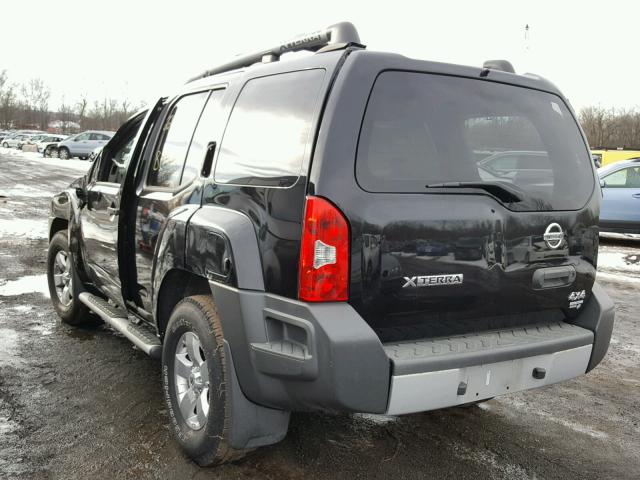 5N1AN0NW1AC502739 - 2010 NISSAN XTERRA OFF BLACK photo 3