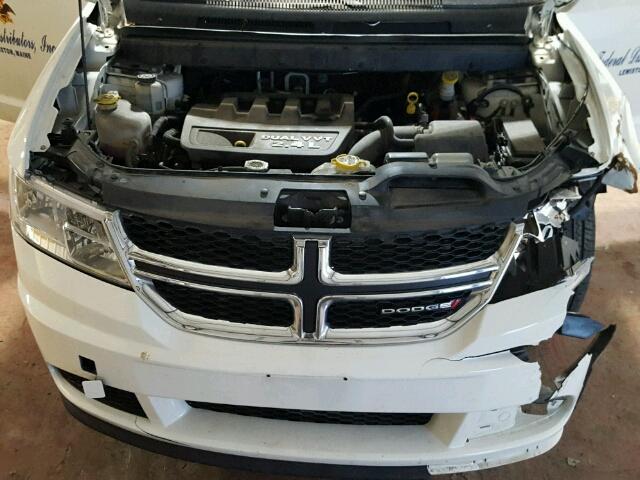 3C4PDCABXFT540438 - 2015 DODGE JOURNEY SE WHITE photo 7