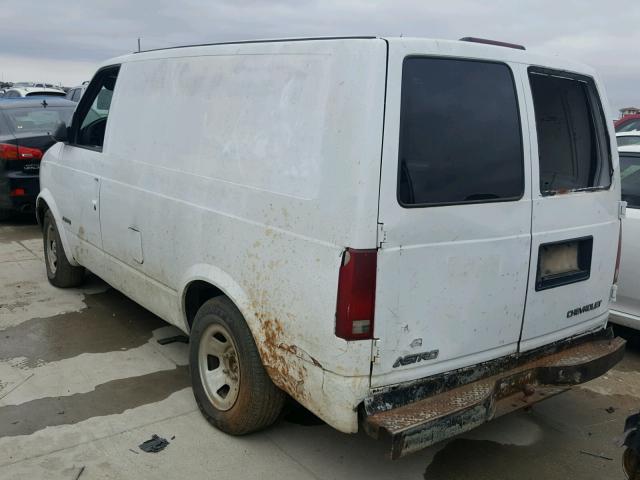 1GCDM19WX1B113740 - 2001 CHEVROLET ASTRO WHITE photo 3