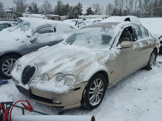 SAJEA01U13HM54446 - 2003 JAGUAR S-TYPE TAN photo 2