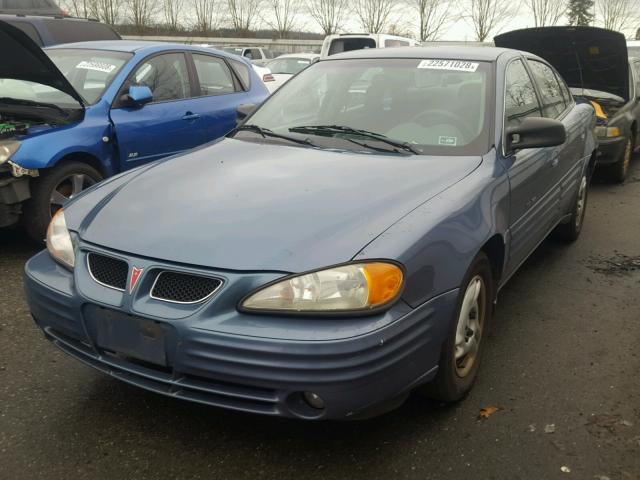 1G2NE52T7XC529017 - 1999 PONTIAC GRAND AM S 蓝色 照片 2