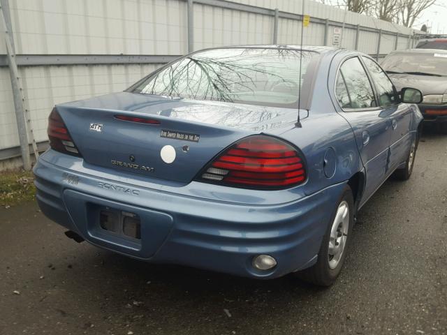 1G2NE52T7XC529017 - 1999 PONTIAC GRAND AM S BLUE photo 4