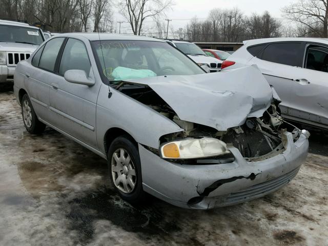 3N1CB51D11L486265 - 2001 NISSAN SENTRA XE SILVER photo 1