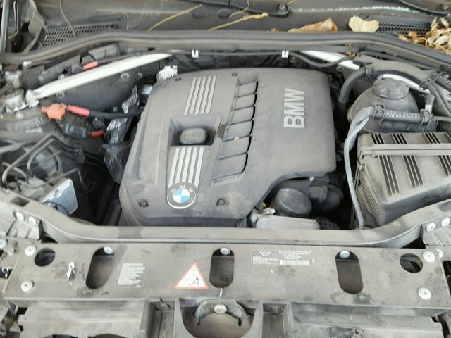 5UXWX5C59CL722448 - 2012 BMW X3 XDRIVE2 Czarny zdjęcie 7