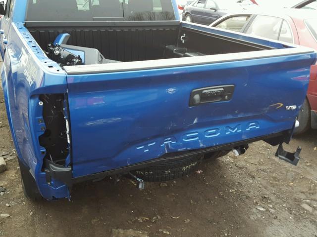 3TMCZ5AN8HM098729 - 2017 TOYOTA TACOMA DOU BLUE photo 9