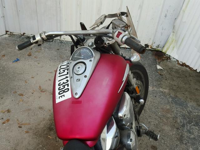 1HFSC55018A400408 - 2008 HONDA VTX1300 C BURGUNDY photo 5