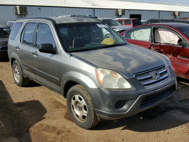 JHLRD685X5C011708 - 2005 HONDA CR-V LX GRAY photo 1