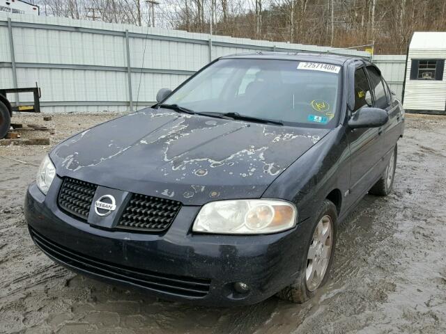 3N1CB51D06L574103 - 2006 NISSAN SENTRA 1.8 BLACK photo 2