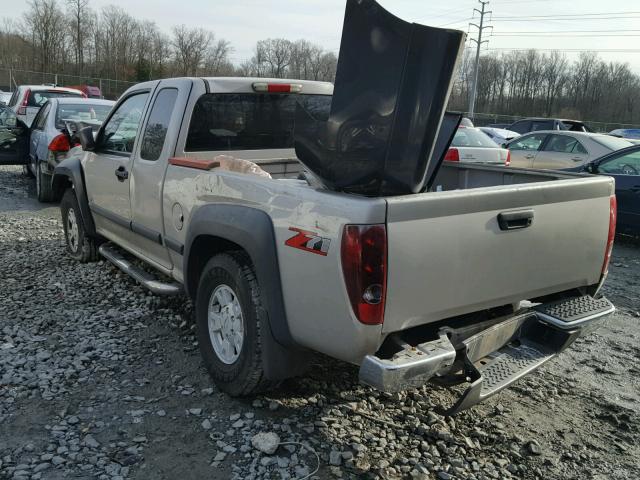 1GCDT196768255261 - 2006 CHEVROLET COLORADO TAN photo 3