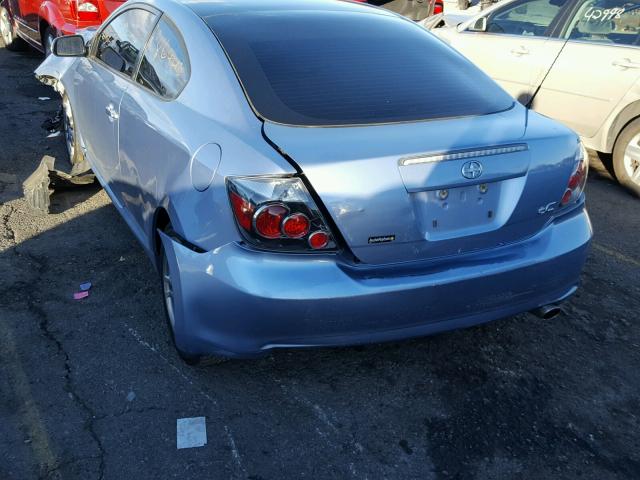 JTKDE3B79A0318966 - 2010 SCION TC BLUE photo 3