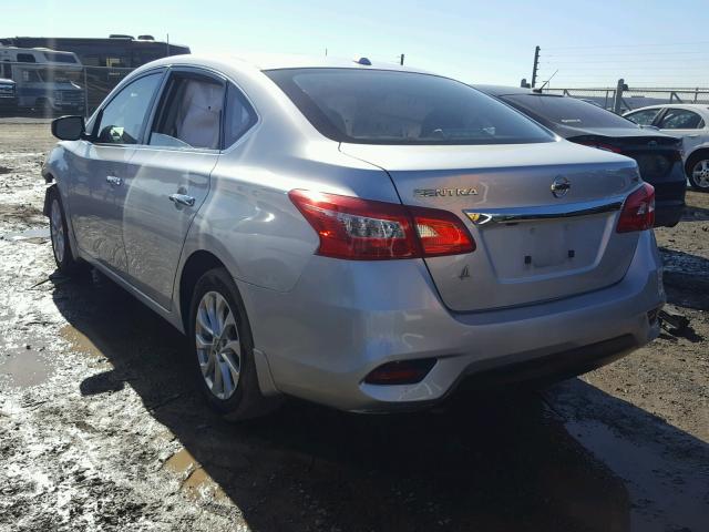 3N1AB7AP7GY253886 - 2016 NISSAN SENTRA S SILVER photo 3