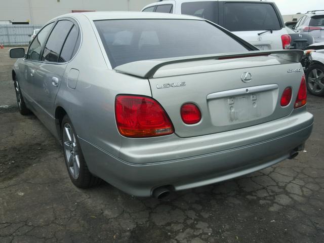 JT8BL69S650015874 - 2005 LEXUS GS 430 SILVER photo 3