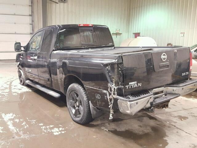 1N6AA06B25N503255 - 2005 NISSAN TITAN XE BLACK photo 3