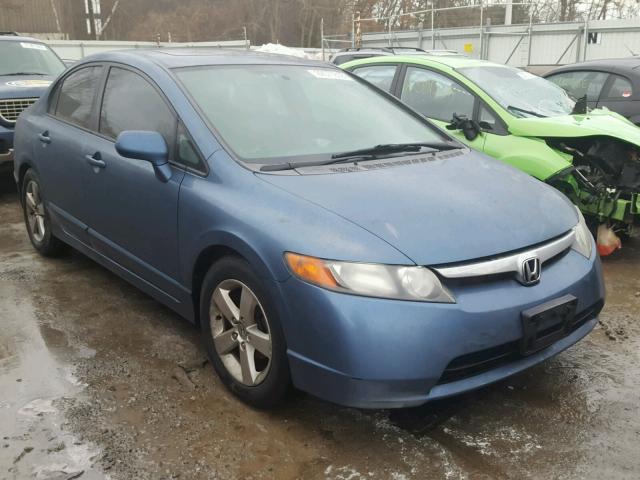 2HGFA16838H509258 - 2008 HONDA CIVIC EX BLUE photo 1