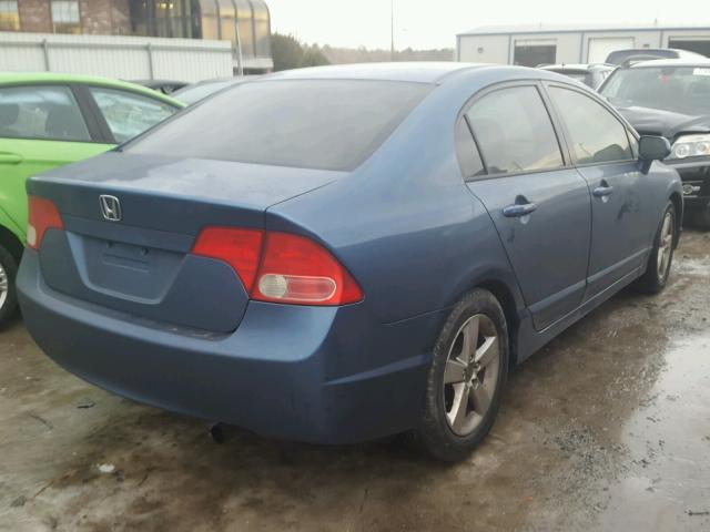 2HGFA16838H509258 - 2008 HONDA CIVIC EX ლურჯი ფოტო 4