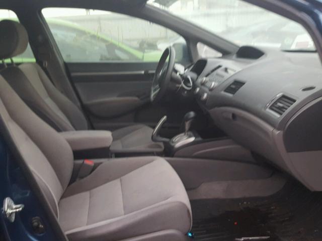 2HGFA16838H509258 - 2008 HONDA CIVIC EX ლურჯი ფოტო 5