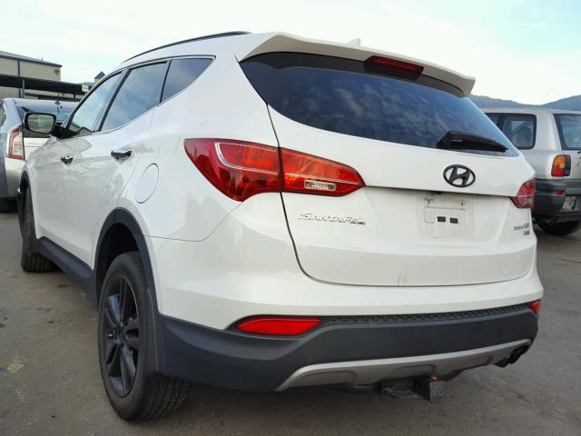 5XYZUDLA1DG057802 - 2013 HYUNDAI SANTA FE S WHITE photo 3