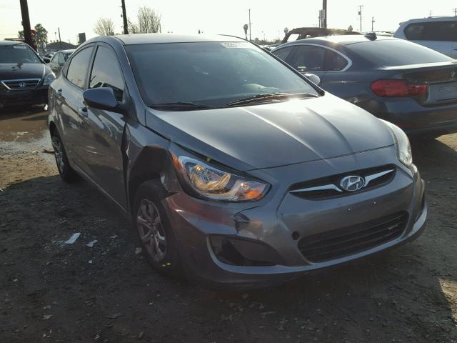 KMHCT4AEXEU713490 - 2014 HYUNDAI ACCENT GLS GRAY photo 1