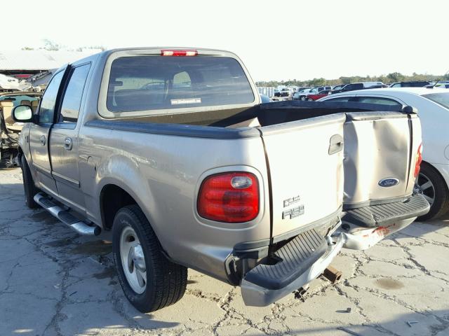 1FTRW07L63KD84302 - 2003 FORD F150 SUPER GOLD photo 3