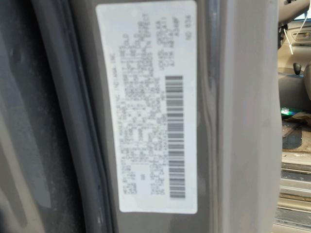 5TDBT48AX4S214906 - 2004 TOYOTA SEQUOIA LI CHARCOAL photo 10