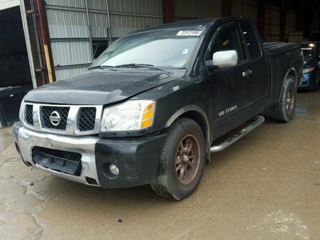 1N6BA06A36N532339 - 2006 NISSAN TITAN XE BLACK photo 2