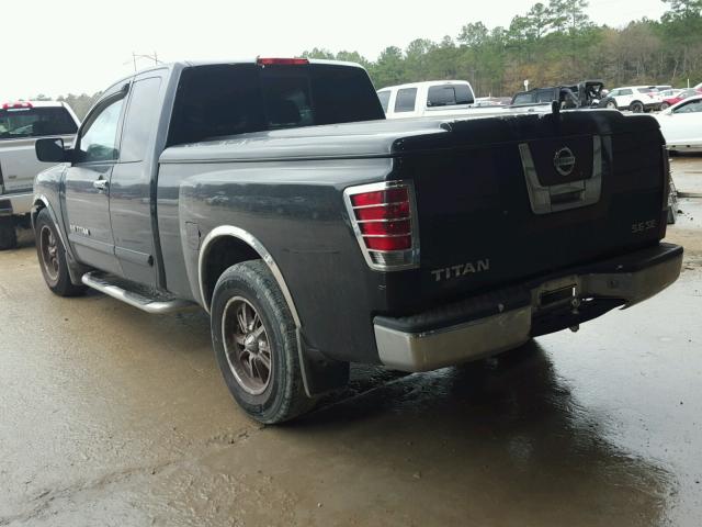 1N6BA06A36N532339 - 2006 NISSAN TITAN XE BLACK photo 3