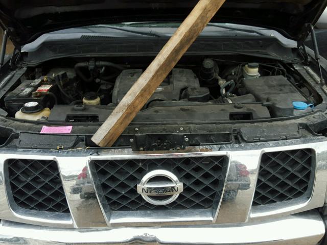 1N6BA06A36N532339 - 2006 NISSAN TITAN XE BLACK photo 7