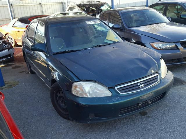 JHMEJ8643YS004702 - 2000 HONDA CIVIC EX მწვანე ფოტო 1