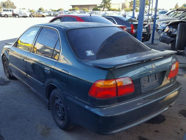 JHMEJ8643YS004702 - 2000 HONDA CIVIC EX GREEN photo 3