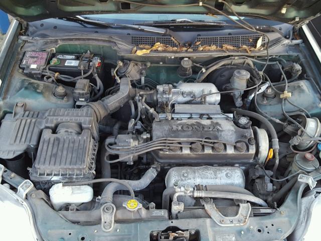 JHMEJ8643YS004702 - 2000 HONDA CIVIC EX GREEN photo 7