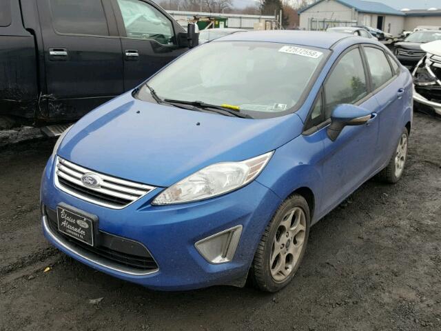 3FADP4CJ8BM157242 - 2011 FORD FIESTA SEL BLUE photo 2