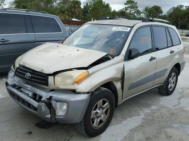 JTEGH20VX26006463 - 2002 TOYOTA RAV4 BEIGE photo 2