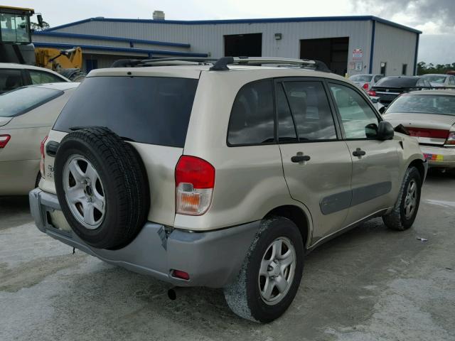 JTEGH20VX26006463 - 2002 TOYOTA RAV4 BEIGE photo 4