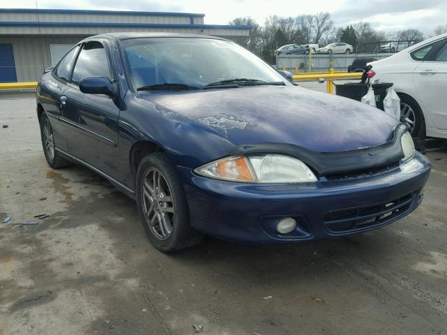 1G1JH12F627460173 - 2002 CHEVROLET CAVALIER L BLUE photo 1