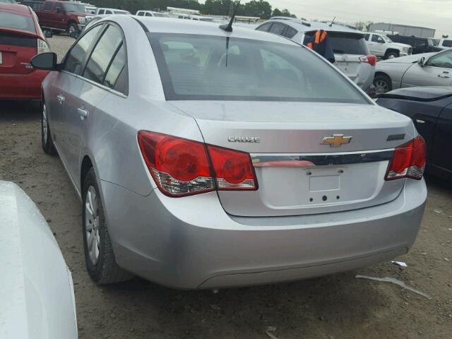 1G1PC5SH5B7160240 - 2011 CHEVROLET CRUZE LS SILVER photo 3