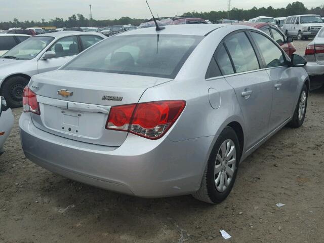 1G1PC5SH5B7160240 - 2011 CHEVROLET CRUZE LS SILVER photo 4