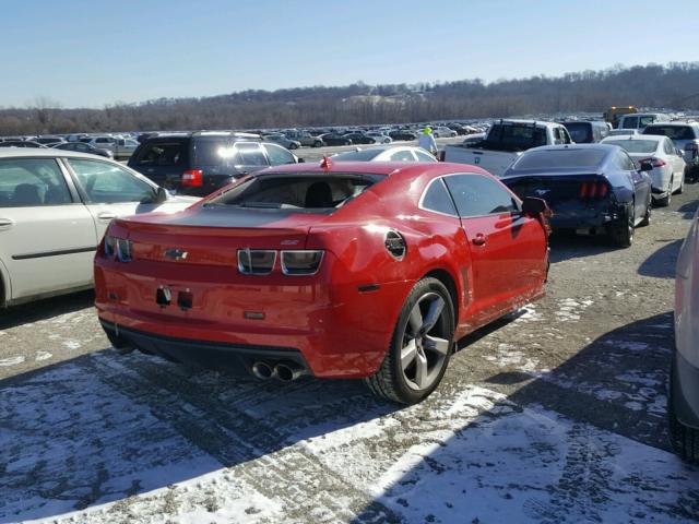 2G1FT1EWXD9184081 - 2013 CHEVROLET CAMARO 2SS RED photo 4